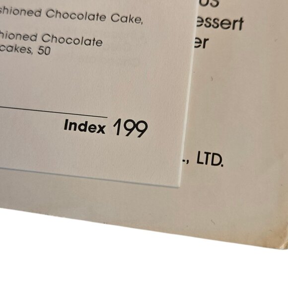 Vintage Hersheys Fabulous Desserts Cookbook 1990 Hardcover Recipe Book - Picture 12 of 16